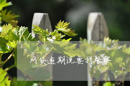 网贷逾期说要找警察 网贷逾期说要找警察