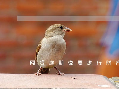 网贷逾期说要进行财产保全 网贷逾期说要进行财产保全