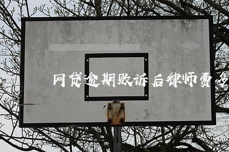 网贷逾期败诉后律师费多少 网贷逾期败诉后律师费多少