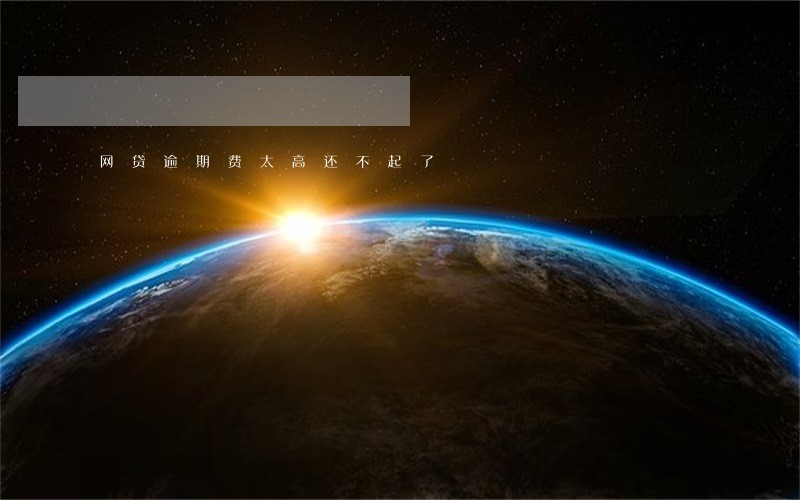 网贷逾期费太高还不起了 网贷逾期费太高还不起了