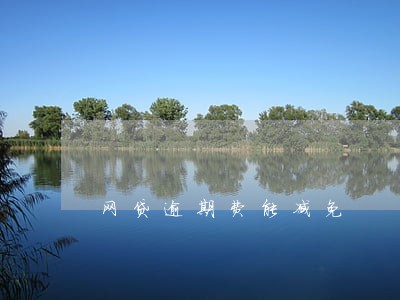 网贷逾期费能减免 网贷逾期费能减免