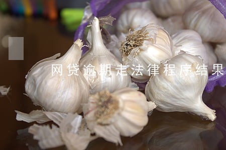 网贷逾期走法律程序结果 网贷逾期走法律程序结果