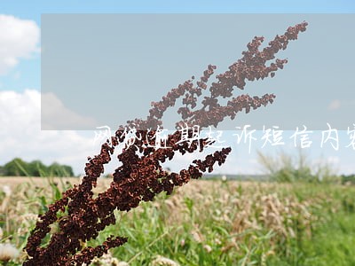 网贷逾期起诉短信内容 网贷逾期起诉短信内容