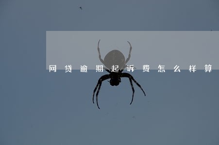 网贷逾期起诉费怎么样算 网贷逾期起诉费怎么样算