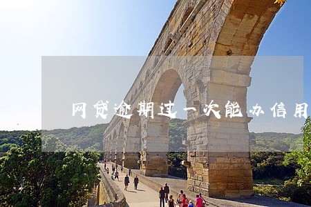 网贷逾期过一次能办信用卡吗 网贷逾期过一次能办信用卡吗