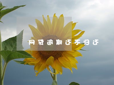 网贷逾期还不归还 网贷逾期还不归还