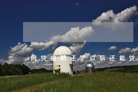 网贷逾期还了以后还能贷款吗 网贷逾期还了以后还能贷款吗