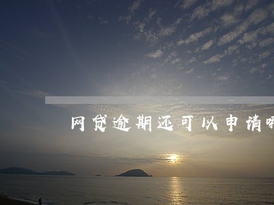 网贷逾期还可以申请哪些网贷 网贷逾期还可以申请哪些网贷