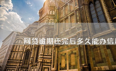网贷逾期还完后多久能办信用卡