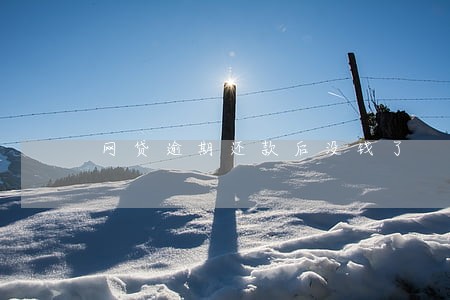 网贷逾期还款后没钱了 网贷逾期还款后没钱了