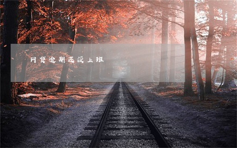 网贷逾期还没上班