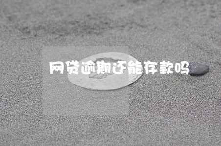 网贷逾期还能存款吗 网贷逾期还能存款吗