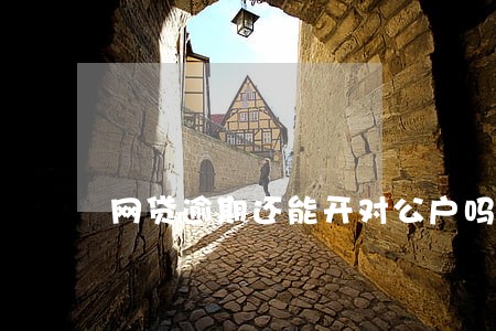 网贷逾期还能开对公户吗 网贷逾期还能开对公户吗