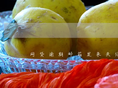 网贷逾期邮箱发来失信报告 网贷逾期邮箱发来失信报告
