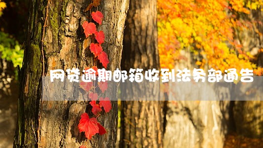 网贷逾期邮箱收到法务部通告 网贷逾期邮箱收到法务部通告
