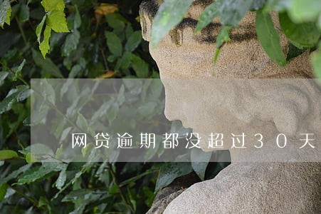 网贷逾期都没超过30天 网贷逾期都没超过30天