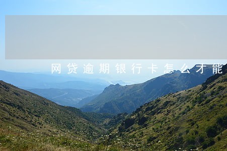 网贷逾期银行卡怎么才能解锁 网贷逾期银行卡怎么才能解锁