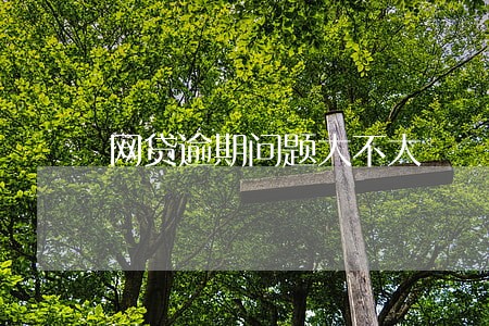 网贷逾期问题大不大