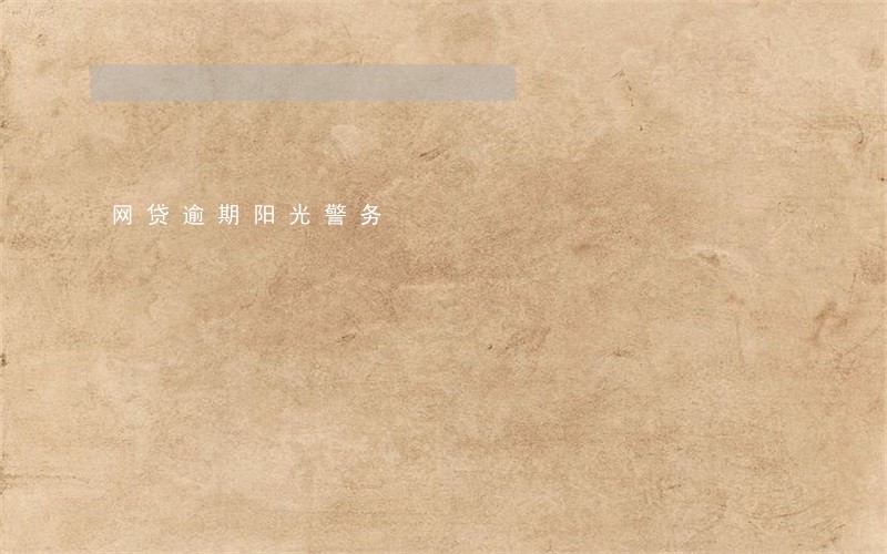 网贷逾期阳光警务 网贷逾期阳光警务