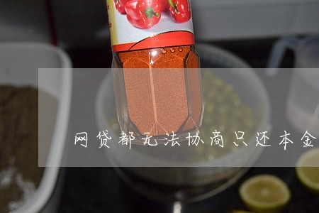 网贷都无法协商只还本金部分 网贷都无法协商只还本金部分
