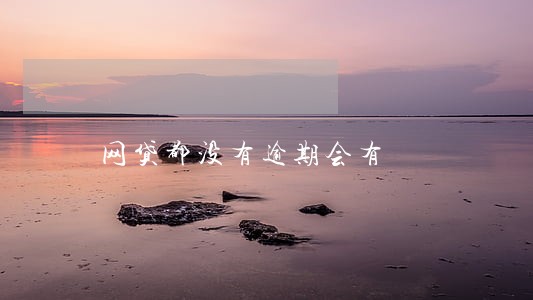 网贷都没有逾期会有 网贷都没有逾期会有