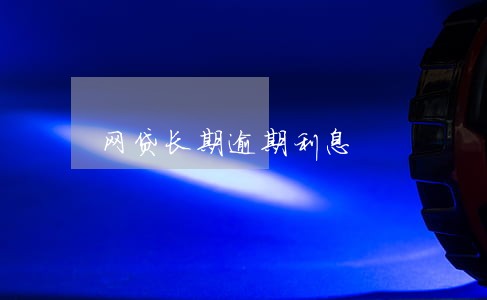 网贷长期逾期利息 网贷长期逾期利息