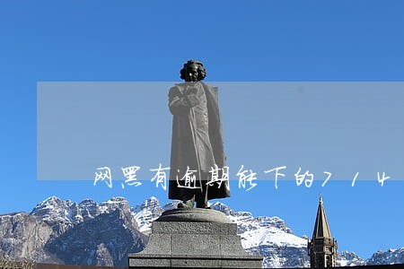 网黑有逾期能下的714口子 网黑有逾期能下的714口子