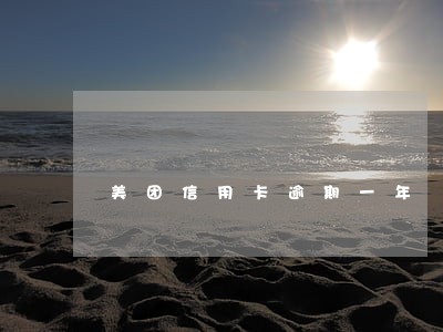 美团信用卡逾期一年 美团信用卡逾期一年