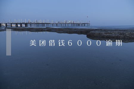 美团借钱6000逾期 美团借钱6000逾期