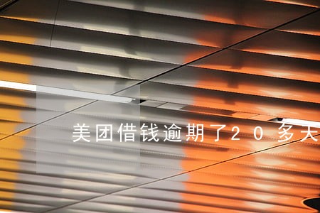 美团借钱逾期了20多天了 美团借钱逾期了20多天了