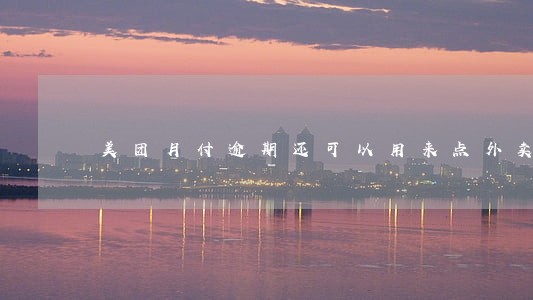 美团月付逾期还可以用来点外卖吗 美团月付逾期还可以用来点外卖吗