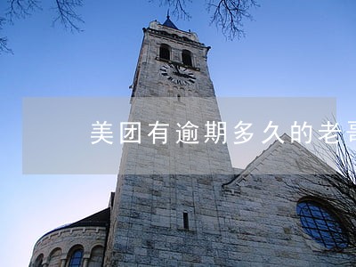 美团有逾期多久的老哥 美团有逾期多久的老哥