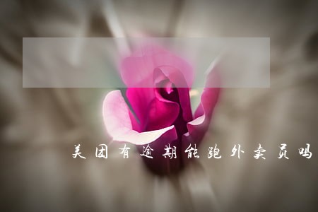 美团有逾期能跑外卖员吗 美团有逾期能跑外卖员吗