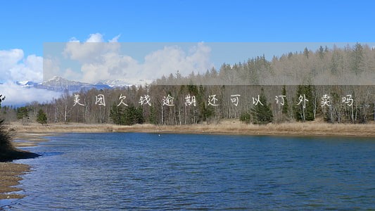 美团欠钱逾期还可以订外卖吗 美团欠钱逾期还可以订外卖吗