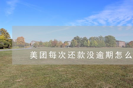 美团每次还款没逾期怎么借不到款 美团每次还款没逾期怎么借不到款