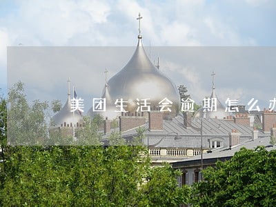 美团生活会逾期怎么办