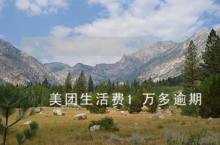 美团生活费1万多逾期 美团生活费1万多逾期