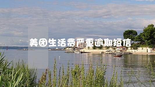 美团生活费严重逾期短信 美团生活费严重逾期短信