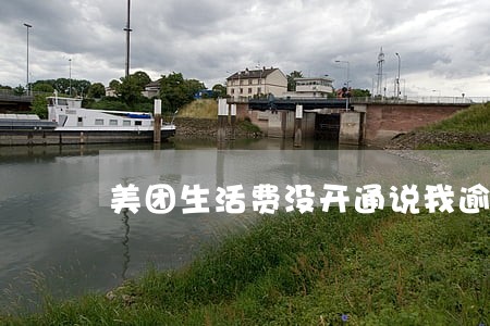 美团生活费没开通说我逾期 美团生活费没开通说我逾期
