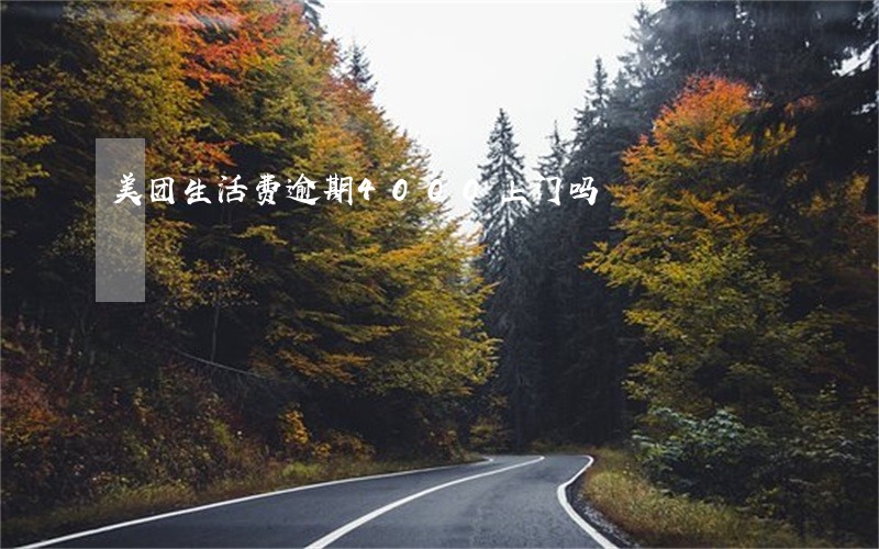 美团生活费逾期4000上门吗