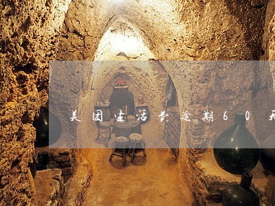 美团生活费逾期60天上门 美团生活费逾期60天上门