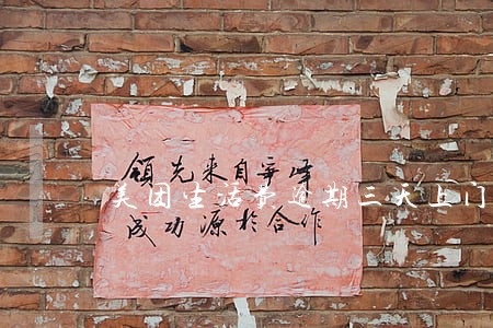 美团生活费逾期三天上门