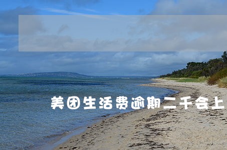 美团生活费逾期二千会上门吗