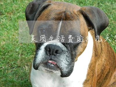 美团生活费逾期几天算恶意逾期 美团生活费逾期几天算恶意逾期
