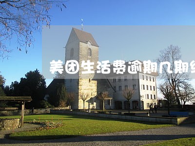 美团生活费逾期几期终止分期 美团生活费逾期几期终止分期