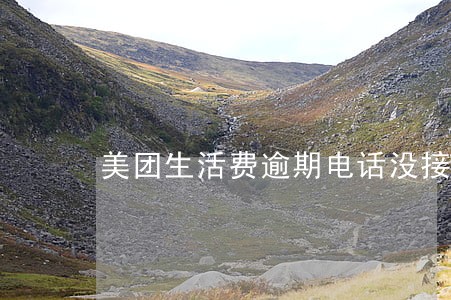 美团生活费逾期电话没接
