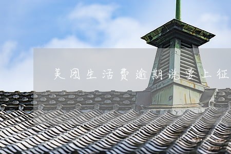美团生活费逾期说要上征信 美团生活费逾期说要上征信