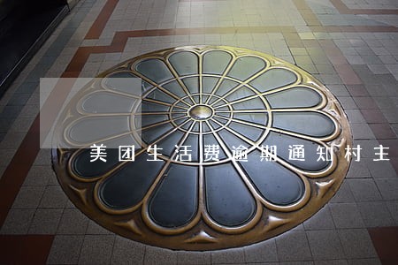美团生活费逾期通知村主任 美团生活费逾期通知村主任