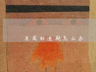 美团的逾期怎么办 美团的逾期怎么办