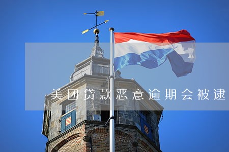 美团贷款恶意逾期会被逮捕吗